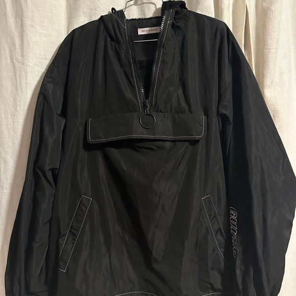 Danielle Guizio Tops - Danielle Guizio Fur Lined Hooded Jacket